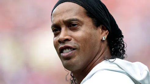 Ronaldinho Gaucho durante cerimonia de encerramento no estadio Lujniki pelo campeonato Copa do Mundo 2018. Foto: Ale Cabral/AGIF
