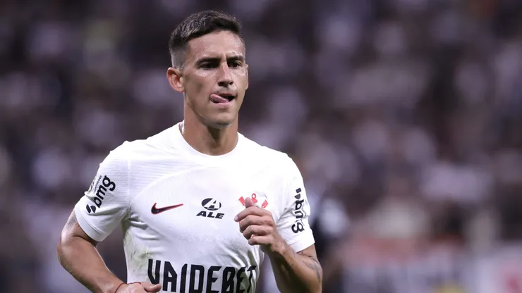SP - SAO PAULO - 25/02/2024 - PAULISTA 2024, CORINTHIANS X PONTE PRETA - Matias Rojas jogador do Corinthians durante partida contra o Ponte Preta no estadio Arena Corinthians pelo campeonato Paulista 2024. Foto: Marcello Zambrana/AGIF