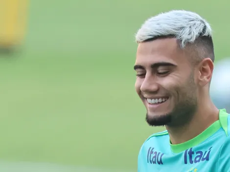 Andreas faz primeiro treino no Palmeiras