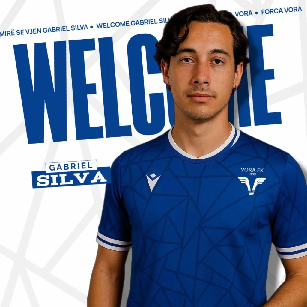 Gabriel Silva irá jogar no futebol albanês. Foto: Divulgação / FK Vora