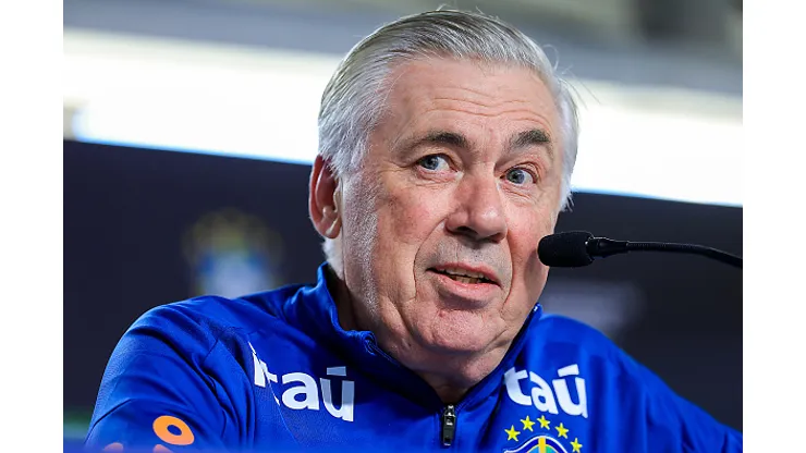 Carlo Ancelotti, técnico da Seleção Brasileira