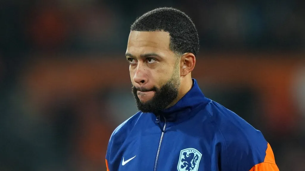 Memphis Depay, do Corinthians. Photo by Alex Bierens de Haan/Getty Images