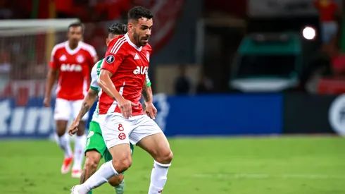 Bruno Henrique jogador do Internacional durante partida contra o Atletico Nacional no estadio Beira-Rio pelo campeonato Copa Libertadores 2025.