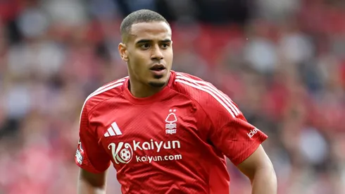 NOTTINGHAM, ENGLAND – AUGUST 17: Murillo Santiago Costa dos Santos of Notts Forest in action during the Premier League match between Nottingham Forest FC and AFC Bournemouth at City Ground on August 17, 2024 in Nottingham, England. (Photo by Michael Regan/Getty Images)
