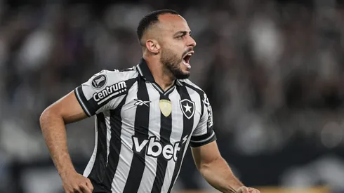 RJ – RIO DE JANEIRO – 14/08/2025 – COPA LIBERTADORES 2025, BOTAFOGO X LDU – Arthur Cabral jogador do Botafogo durante partida contra o LDU no estadio Engenhao pelo campeonato Copa Libertadores 2025. Foto: Thiago Ribeiro/AGIF