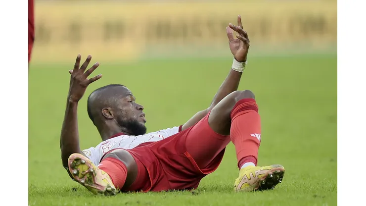 RJ - RIO DE JANEIRO - 09/07/2023 - BRASILEIRO A 2023, FLUMINENSE X INTERNACIONAL - Enner Valencia jogador do Internacional durante partida contra o Fluminense no estadio Maracana pelo campeonato Brasileiro A 2023. Foto: Alexandre Loureiro/AGIF