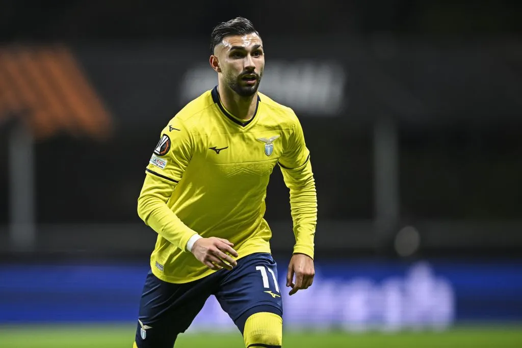BRAGA, PORTUGAL – JANUARY 30: Taty Castellanos of S.S. Lazio in action during the UEFA Europa League 2024/25 League Phase MD8 match between SC Braga and S.S. Lazio at Estadio Municipal de Braga on January 30, 2025 in Braga, Portugal. (Photo by Octavio Passos/Getty Images)