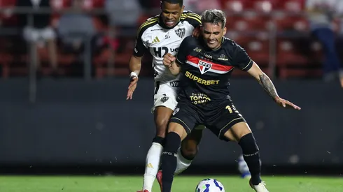 SP – SAO PAULO – 24/08/2025 – BRASILEIRO A 2025, SAO PAULO X ATLETICO-MG – Junior Santos jogador do Atletico durante a partida contra o Sao Paulo no estadio Morumbis em Sao Paulo (SP), pelo campeonato Brasileiro A 2025. Foto: Marlon Costa/AGIF