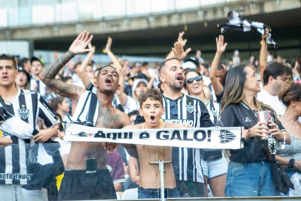 MG – BELO HORIZONTE – 15/03/2025 – MINEIRO 2025, AMERICA-MG X ATLETICO-MG – Torcida do Atletico-MG durante partida contra America-MG no estadio Mineirao pelo campeonato Mineiro 2025. Foto: Fernando Moreno/AGIF