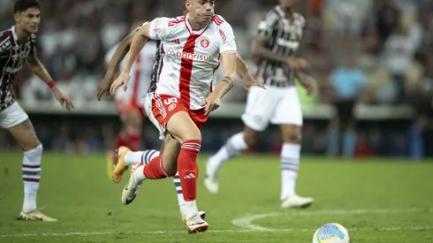 SP – RIO DE JANEIRO – 04/07/2024 – BRASILEIRO A 2024, FLUMINENSE X INTERNACIONAL – Lucca Drummond jogador do Internacional durante partida contra o Fluminense no estadio Maracana pelo campeonato Brasileiro A 2024. Foto: Jorge Rodrigues/AGIF