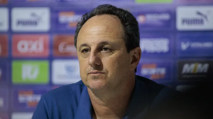 Rogerio Ceni tecnico do Bahia na entrevista pos jogo na partida contra o Mirassol no estadio Jose Maria de Campos Maia pelo campeonato Brasileiro A 2025. Foto: Vinicius Silva/AGIF