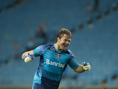 Tiago, ex-goleiro do Grêmio, assume função de treinador de arqueiro no Samas, do Paraná