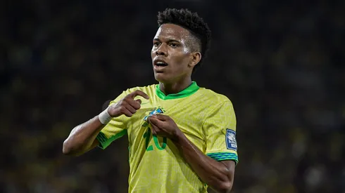 RJ - RIO DE JANEIRO - 04/09/2025 - ELIMINATORIAS COPA DO MUNDO 2026, BRASIL X CHILE - Estevao jogador do Brasil comemora seu gol durante partida contra o Chile no estadio Maracana pelo campeonato Eliminatorias Copa Do Mundo 2026. Foto: Thiago Ribeiro/AGIF
