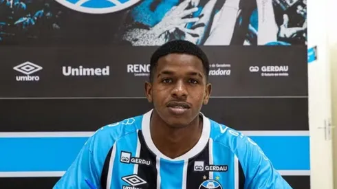 Ryan Ricardo anunciado no Grêmio. Foto: Divulgação/Grêmio