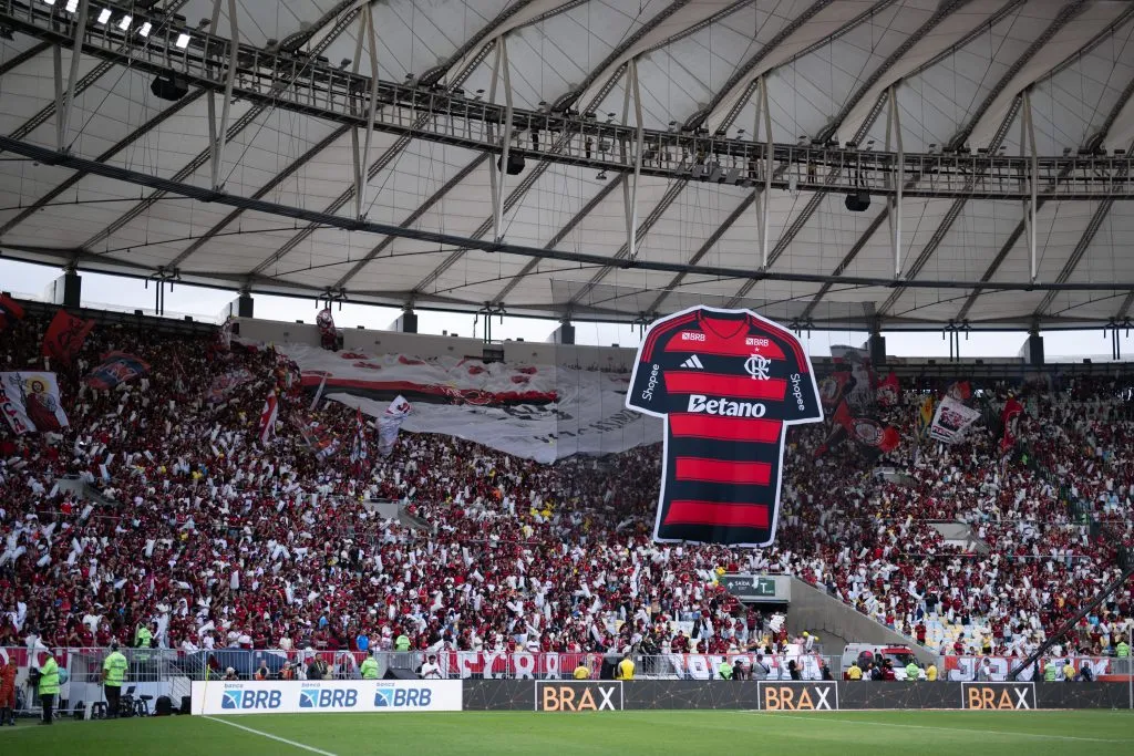 RJ – RIO DE JANEIRO – 31/08/2025 – BRASILEIRO A 2025, FLAMENGO X GREMIO – Torcida do Flamengo durante partida contra Gremio no estadio Maracana pelo campeonato Brasileiro A 2025. Foto: Jorge Rodrigues/AGIF