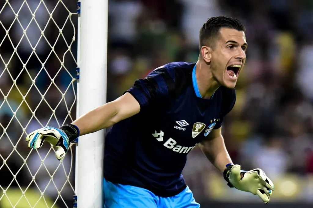 RJ – Rio de Janeiro – 31/05/2017 – Copa do Brasil 2017, Fluminense x Gremio – Marcelo Grohe do Gremio no estadio do Maracana durante partida de volta das oitavas de final da Copa do Brasil 2017 Foto: Thiago Ribeiro/AGIF