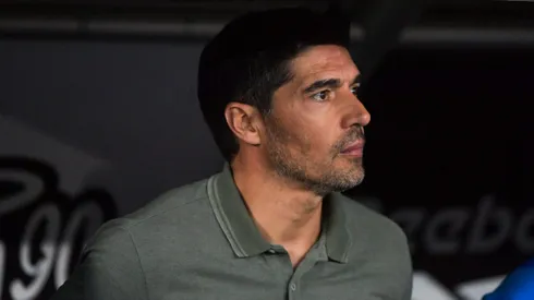 Abel Ferreira tecnico do Palmeiras durante partida contra o Botafogo no estadio Engenhao pelo campeonato Brasileiro A 2025.