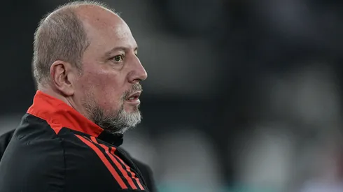 Alessandro Barcellos presidente do Internacional durante partida contra o Botafogo no estádio Engenhão pelo campeonato Brasileiro A 2025. Foto: Thiago Ribeiro/AGIF