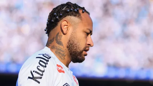 Neymar jogador do Santos durante partida contra o Vasco no estadio Morumbi pelo campeonato Brasileiro A 2025.