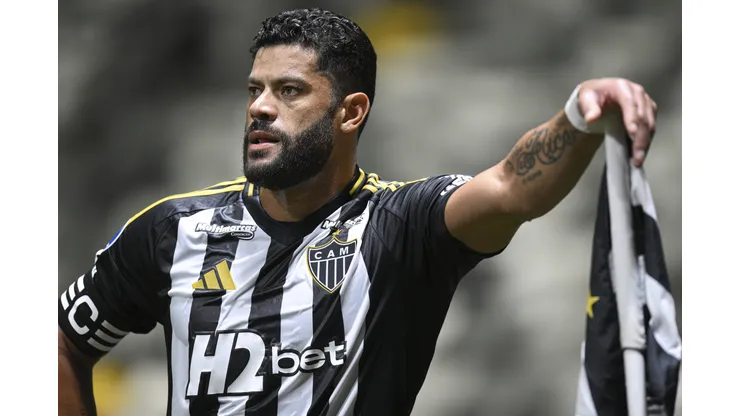 Hulk durante confronto contra o Caracas na Sul-Americana 2025.