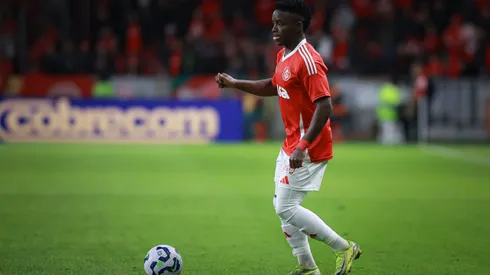 Johan Carbonero jogador do Internacional durante partida contra o Fluminense no estadio Beira-Rio pelo campeonato Copa Do Brasil 2025.