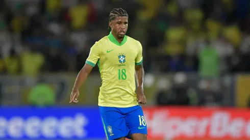 Andrey Santos jogador do Brasil durante partida contra o Chile no estadio Maracana pelo campeonato Eliminatorias Copa Do Mundo 2026. Foto: Thiago Ribeiro/AGIF