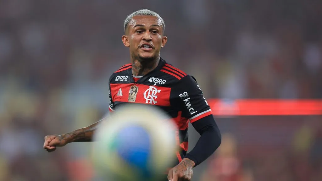 Wesley em campo pelo Flamengo. (Photo by Buda Mendes/Getty Images)