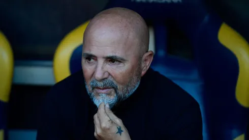 RJ – RIO DE JANEIRO – 30/04/2023 – BRASILEIRO A 2023, FLAMENGO X BOTAFOGO – Jorge Sampaoli tecnico do Flamengo durante partida contra o Botafogo no estadio Maracana pelo campeonato BRASILEIRO A 2023. Foto: Thiago Ribeiro/AGIF