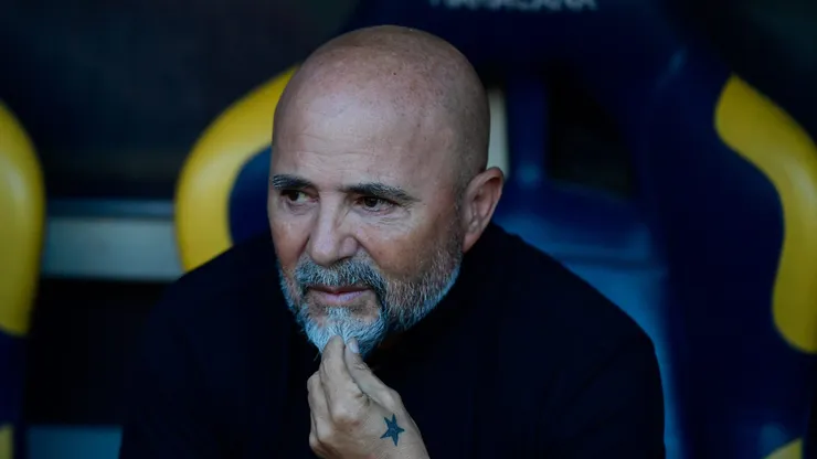 RJ - RIO DE JANEIRO - 30/04/2023 - BRASILEIRO A 2023, FLAMENGO X BOTAFOGO - Jorge Sampaoli tecnico do Flamengo durante partida contra o Botafogo no estadio Maracana pelo campeonato BRASILEIRO A 2023. Foto: Thiago Ribeiro/AGIF