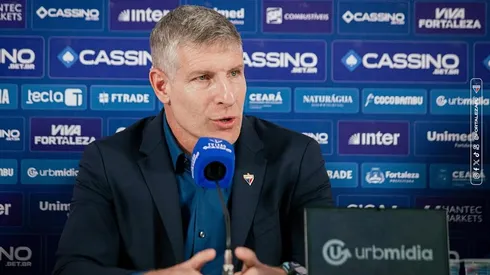 Martín Palermo foi apresentado ao Fortaleza. Foto: Mateus Lotfi/FEC/Instagram oficial do Fortaleza