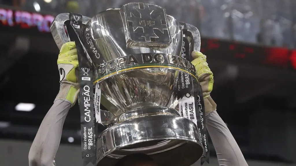 Troféu da Copa do Brasil. (Photo by Buda Mendes/Getty Images)