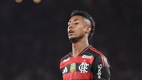 Bruno Henrique jogador do Flamengo durante partida contra o Vitoria no estádio Maracanã pelo campeonato Brasileiro A 2025. Foto: Thiago Ribeiro/AGIF