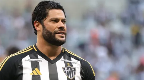 Hulk jogador do Atletico-MG comemora seu gol durante partida contra o Tombense no estadio Mineirao pelo campeonato Mineiro 2025.