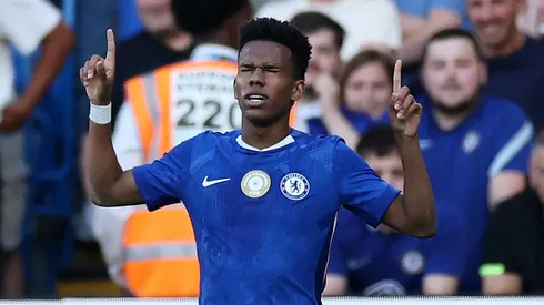 Estêvão em campo pelo Chelsea. (Photo by Eddie Keogh/Getty Images)