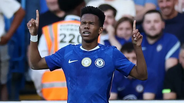 Estêvão em campo pelo Chelsea. (Photo by Eddie Keogh/Getty Images)