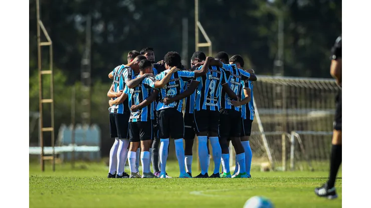 Time do Grêmio, sub-20, disputou Brasileirão, Copa do Brasil e Gauchão, da categoria - Foto: Divulgação Grêmio