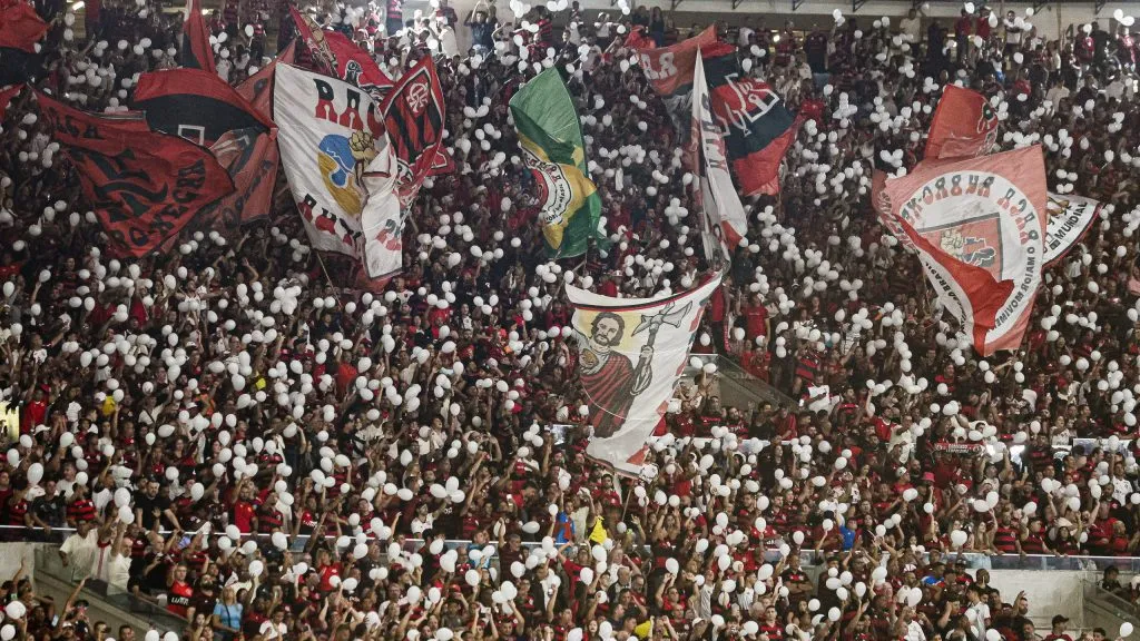 Nação Rubro-Negra no Maracanã. Foto: Gilvan de Souza/Flamengo