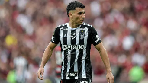 RJ – RIO DE JANEIRO – 03/11/2024 – COPA DO BRASIL 2024, FLAMENGO X ATLETICO-MG – Junior Alonso jogador do Atletico-MG durante partida contra o Flamengo no estadio Maracana pelo campeonato Copa Do Brasil 2024. Foto: Thiago Ribeiro/AGIF