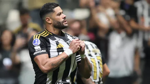 MG – BELO HORIZONTE – 14/08/2025 – COPA SUL-AMERICANA 2025, ATLETICO-MG X GODOY CRUZ – Hulk jogador do Atletico-MG comemora seu gol durante partida contra o Godoy Cruz no estadio Arena MRV pelo campeonato Copa Sul-americana 2025. Foto: Gilson Lobo/AGIF