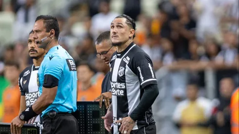 Vina jogador do Ceara durante partida contra o Juventude no estadio Arena Castelao pelo campeonato Brasileiro A 2025. Foto: Baggio Rodrigues/AGIF