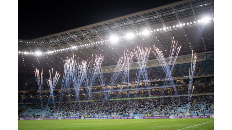 RS - PORTO ALEGRE - 23/08/2025 - BRASILEIRO A 2025, GREMIO X CEARA - Vista geral do estadio Arena do Gremio para partida entre Gremio e Ceara pelo campeonato Brasileiro A 2025. Foto: Maxi Franzoi/AGIF