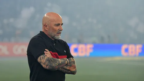 RJ – RIO DE JANEIRO – 02/09/2023 – BRASILEIRO A 2023, BOTAFOGO X FLAMENGO – Jorge Sampaoli tecnico do Flamengo durante partida contra o Botafogo no estadio Engenhao pelo campeonato Brasileiro A 2023. Foto: Thiago Ribeiro/AGIF