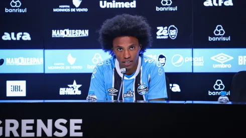 Willian, jogador do Grêmio. FOTO: LUCAS UEBEL/GREMIO FBPA
