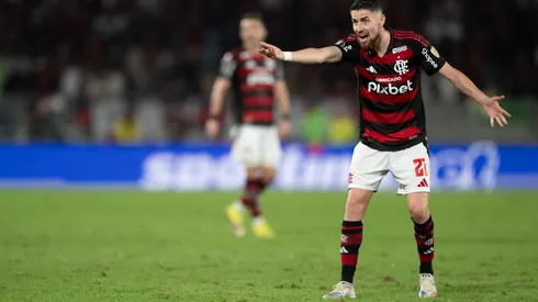 Jorginho, volante do Flamengo. Foto: Jorge Rodrigues/AGIF