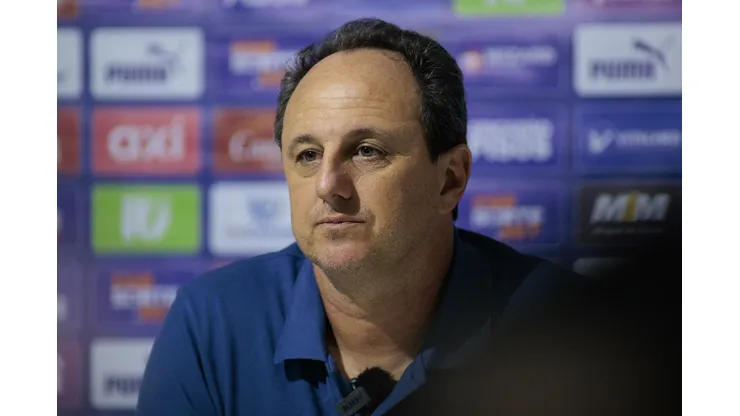 SP - MIRASSOL - 31/08/2025 - BRASILEIRO A 2025, MIRASSOL X BAHIA - Rogerio Ceni tecnico do Bahia na entrevista pos jogo na partida contra o Mirassol no estadio Jose Maria de Campos Maia pelo campeonato Brasileiro A 2025. Foto: Vinicius Silva/AGIF