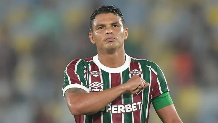Thiago Silva, capitão do Fluminense. Foto: Thiago Ribeiro/AGIF