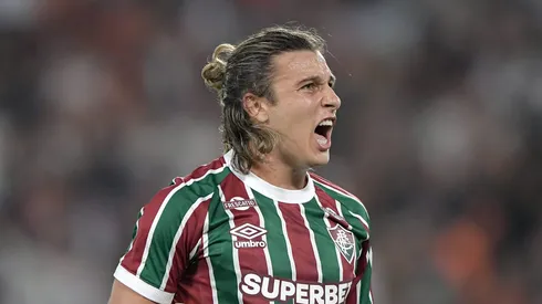 Canobbio recebeu o terceiro cartão amarelo em Fluminense x Bahia
