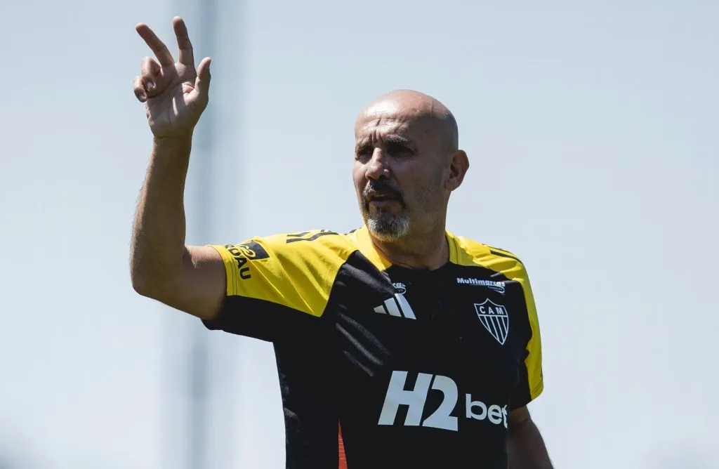 Pablo Fernández, preparador físico de Sampaoli. Foto: Pedro Souza/Atlético