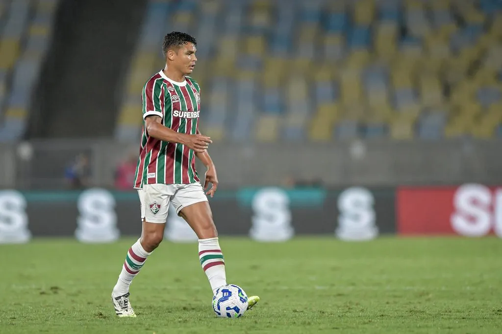 Thiago Silva jogador do Fluminense durante partida contra o Bahia –  Foto: Thiago Ribeiro/AGIF