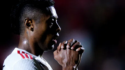 Bruno Henrique jogador do Flamengo lamenta durante partida contra o Vitoria no estádio Barradão pelo campeonato Brasileiro A 2025. Foto: Jhony Pinho/AGIF